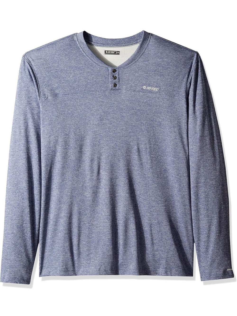 HI-TEC HI-TEC Men's Sequoia Henley Long Sleeve Performance T-Shirt Medium 9616